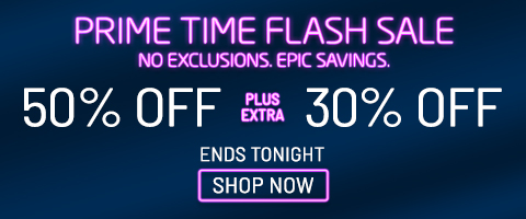 50% off everything + 30% off