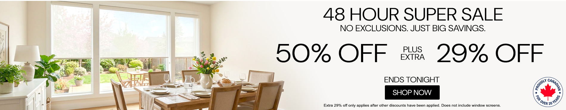 50% off everything + 29% off