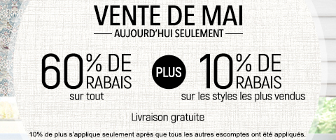 Current sale at Select Blinds Canada