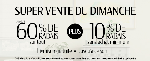 Vente courante chez Stores Selects Canada