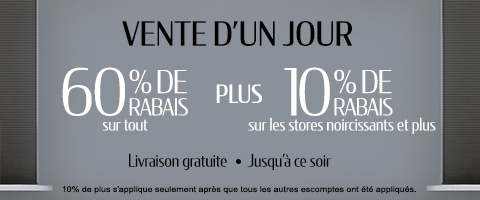 Current sale at Select Blinds Canada