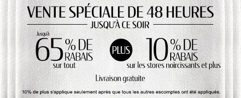 Current sale at Select Blinds Canada