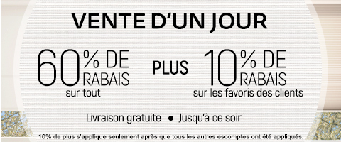 Vente courante chez Stores Selects Canada