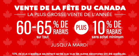Vente courante chez Stores Selects Canada