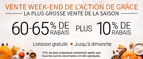 Current sale at Select Blinds Canada