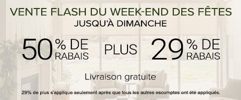 Current sale at Select Blinds Canada