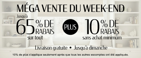 Current sale at Select Blinds Canada