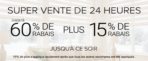 Current sale at Select Blinds Canada