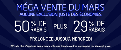 Vente courante chez Stores Selects Canada