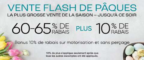 Current sale at Select Blinds Canada