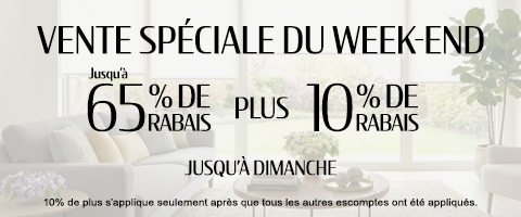 Current sale at Select Blinds Canada