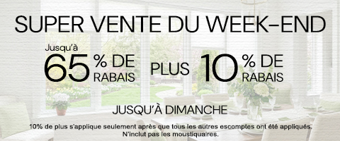 Current sale at Select Blinds Canada