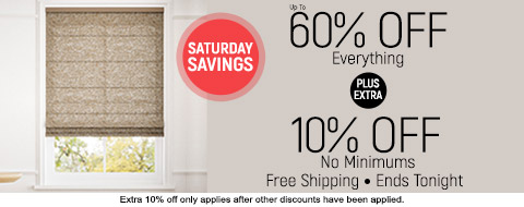 Current sale at Select Blinds Canada