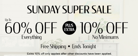 Current sale at Select Blinds Canada