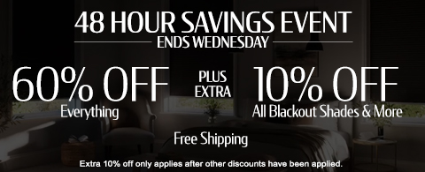 Current sale at Select Blinds Canada