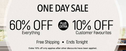 Current sale at Select Blinds Canada