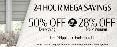 Current sale at Select Blinds Canada