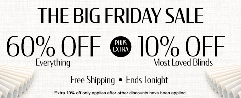 Current sale at Select Blinds Canada