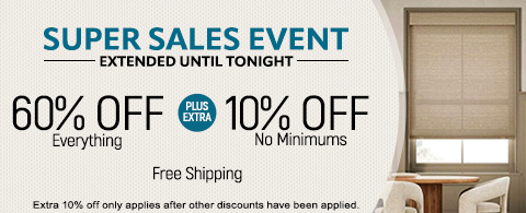 Current sale at Select Blinds Canada