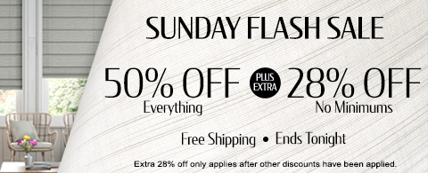 Current sale at Select Blinds Canada