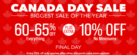 Current sale at Select Blinds Canada