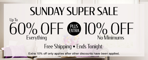 Current sale at Select Blinds Canada