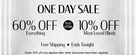 Current sale at Select Blinds Canada