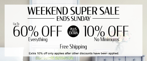 Current sale at Select Blinds Canada