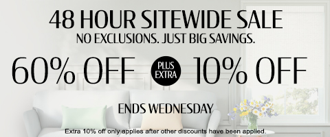 Current sale at Select Blinds Canada