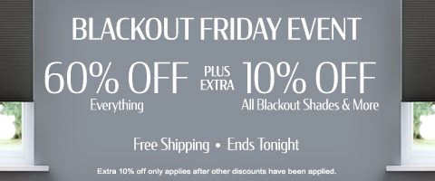 Current sale at Select Blinds Canada