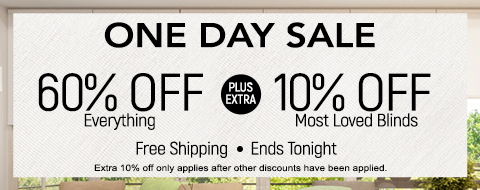 Current sale at Select Blinds Canada