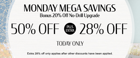 Current sale at Select Blinds Canada
