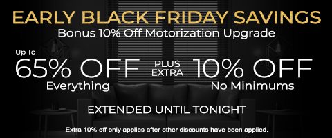 Current sale at Select Blinds Canada