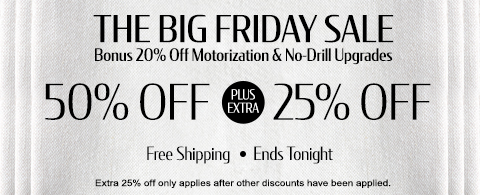 Current sale at Select Blinds Canada