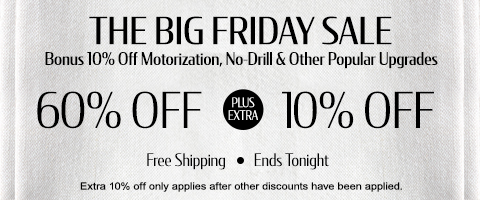 Current sale at Select Blinds Canada