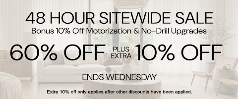 Current sale at Select Blinds Canada