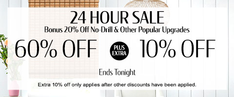 Current sale at Select Blinds Canada