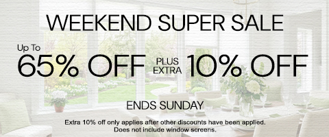 Current sale at Select Blinds Canada