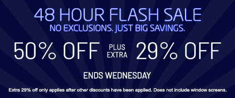 Current sale at Select Blinds Canada