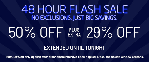 Current sale at Select Blinds Canada