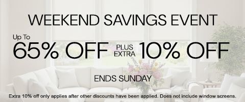 Current sale at Select Blinds Canada