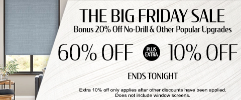 Current sale at Select Blinds Canada