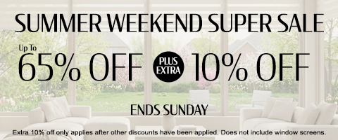 Current sale at Select Blinds Canada