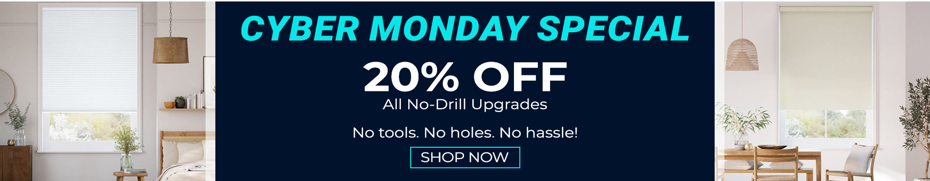 20% off no-drill upgrades
