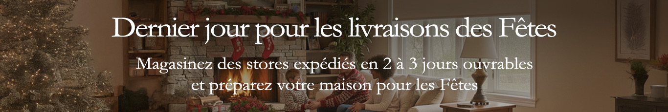 Expédition rapide pour les Fêtes