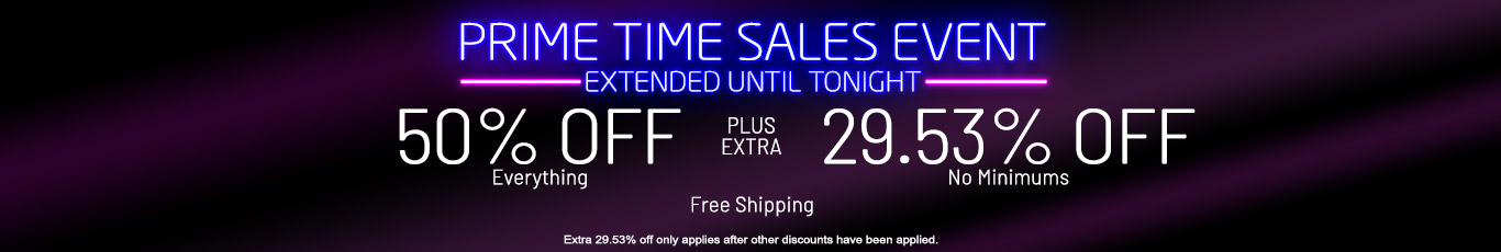 50% off everything + 29.53% off 
