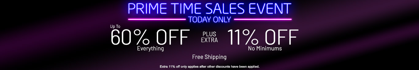 Save up to 60% + extra 11% off everything