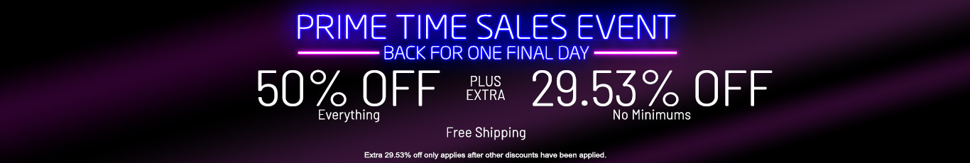 50% off everything + 29.53% off 
