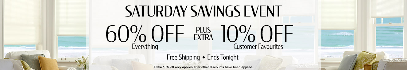 60% off everything + extra 10% off customer favourites