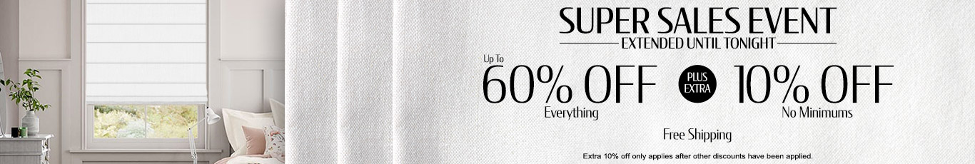 Save up to 60% + extra 10% off everything